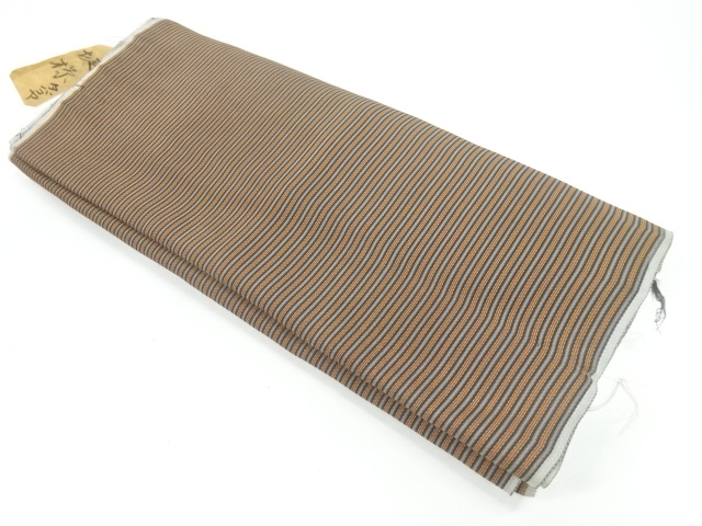 JAPANESE KIMONO / ARAIHARI FOR KIMONO / WOVEN STRIPE